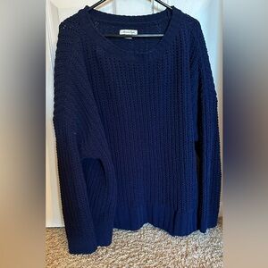 American Eagle women’s navy sweater. Medium